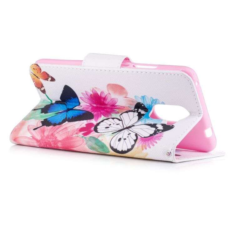 Чохол-книжка Deexe Color Wallet для Huawei Y7 - Butterfly in Flowers: фото 4 з 8