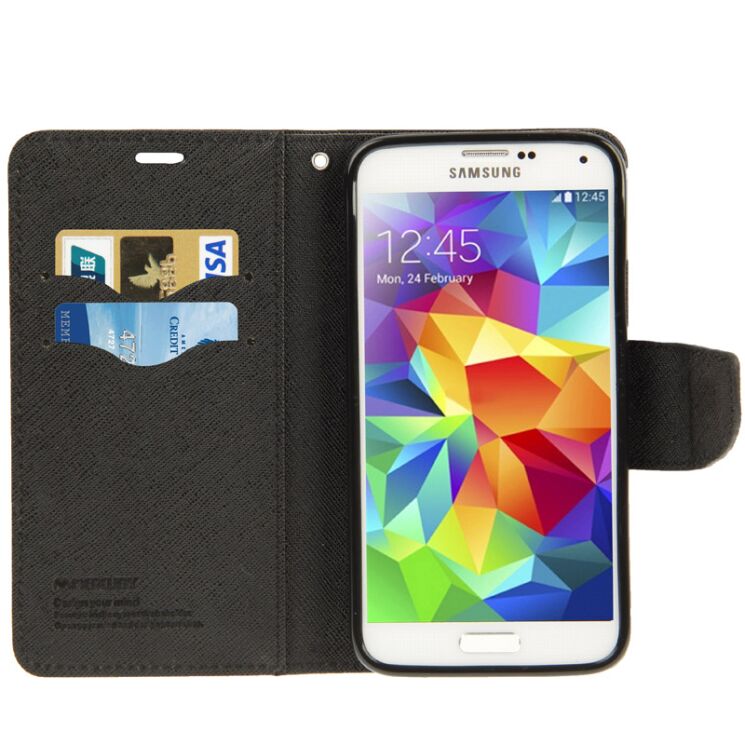 Чехол Mercury Cross Series для Samsung Galaxy S5 (G900) - Black: фото 2 из 8