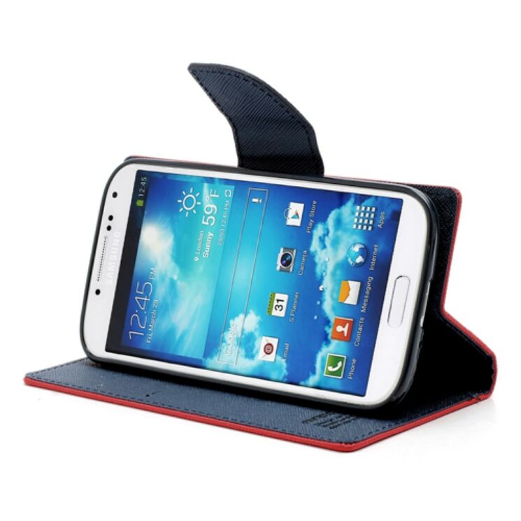 Чохол MERCURY Fancy Diary для Samsung Galaxy S4 (i9500) - Red: фото 3 з 6