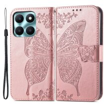 Чехол UniCase Butterfly Pattern для Honor X6a - Rose Gold: фото 1 из 6