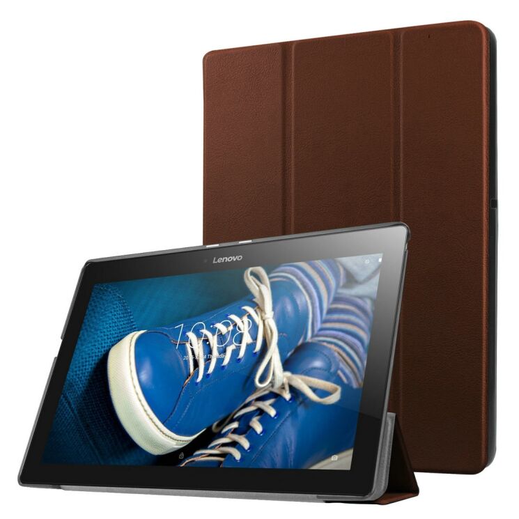 Чохол UniCase Slim для Lenovo Tab 2 X30 - Brown: фото 1 з 7