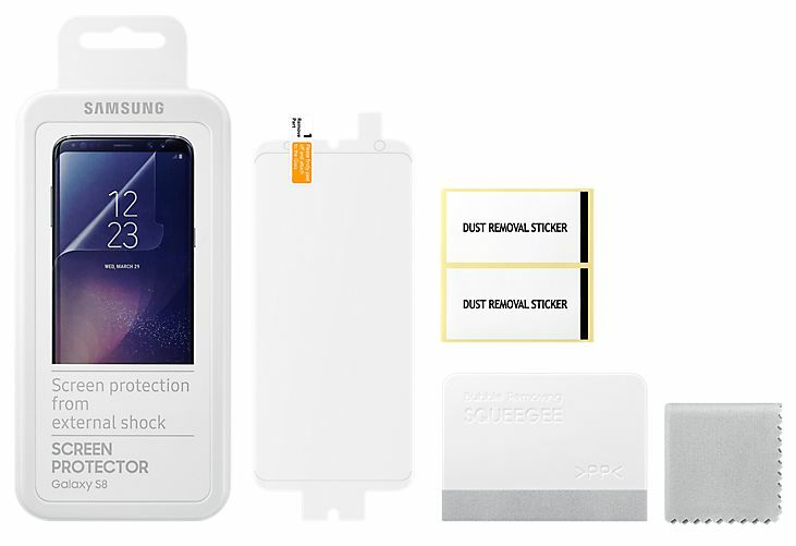 Комплект оригинальных пленок (2 шт) для Samsung Galaxy S8 (G950) ET-FG950CTEGRU: фото 3 з 3