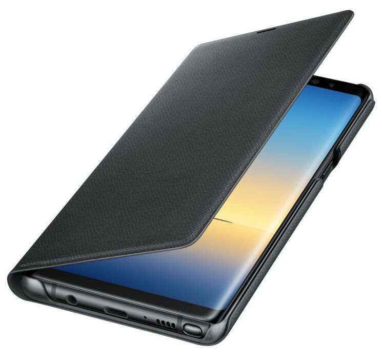 Чехол-книжка LED View Cover для Samsung Galaxy Note 8 (N950) EF-NN950PBEGRU - Black: фото 4 из 7