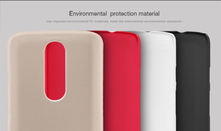 Пластиковая накладка NILLKIN Frosted Shield для Motorola Moto X Force - Red: фото 11 из 17