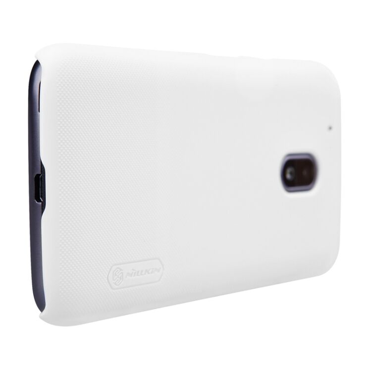 Пластиковий чохол NILLKIN Frosted Shield для Motorola Moto G4 Play - White: фото 3 з 15
