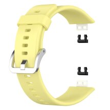 Ремешок UniCase Silicone Strap для Huawei Watch Fit - Yellow: фото 1 из 3