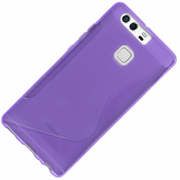 Силіконовий (TPU) чохол Deexe S Line для Huawei P9 - Purple: фото 3 з 3