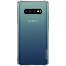Силіконовий (TPU) чохол NILLKIN Nature для Samsung Galaxy S10 Plus - Grey: фото 1 з 12