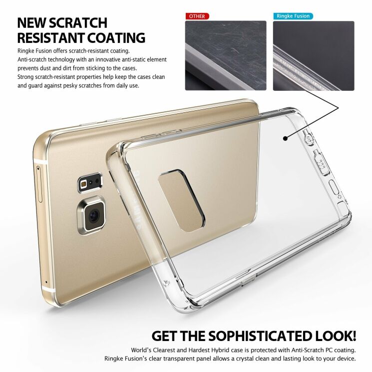 Захисна накладка Ringke Fusion для Samsung Galaxy Note 5 (N920) - Transparent: фото 3 з 6
