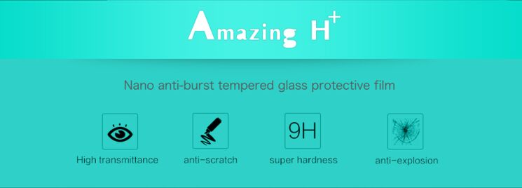 Защитное стекло NILLKIN Amazing H+ для iPhone 5/5s/SE: фото 2 из 15
