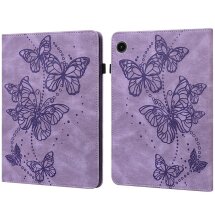 Защитный чехол Deexe Butterfly для Samsung Galaxy Tab A9 (X110/115) - Purple: фото 1 из 9