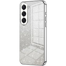 Захисний чохол Deexe Sparkles Cover для Samsung Galaxy S23 (S911) - Silver: фото 1 з 7