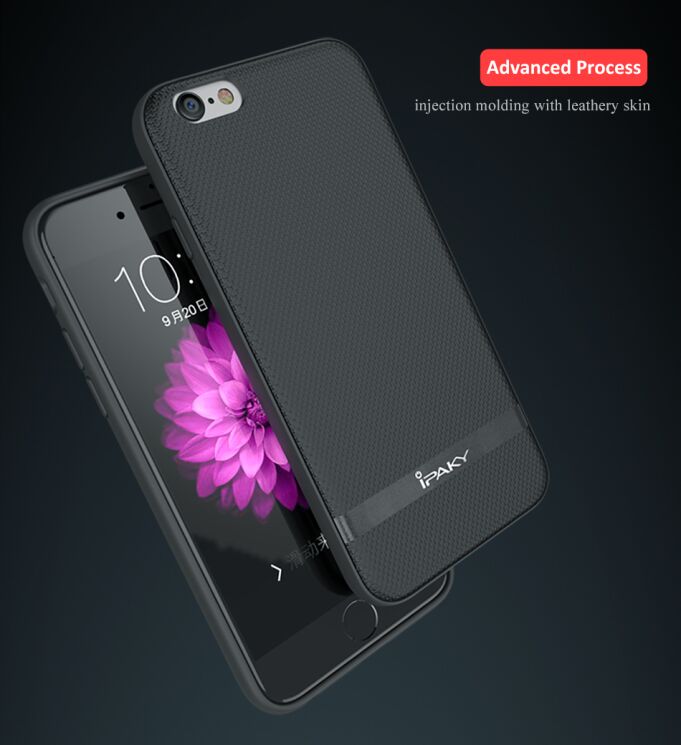 Захисний чохол IPAKY Protective Cover для iPhone 6/6s - Black: фото 6 з 10