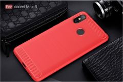 Захисний чохол UniCase Carbon для Xiaomi Mi Max 3 - Red: фото 1 з 3