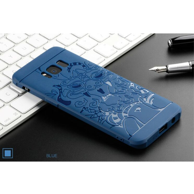 Захисний чохол UniCase Dragon Style для Samsung Galaxy S8 (G950) - Blue: фото 2 з 3