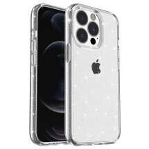 Захисний чохол UniCase Glitter Shell для Apple iPhone 15 Pro - White: фото 1 з 7