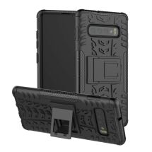 Защитный чехол UniCase Hybrid X для Samsung Galaxy S10 - All Black: фото 1 из 7