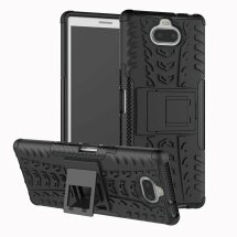Захисний чохол UniCase Hybrid X для Sony Xperia 10 - Black: фото 1 з 8