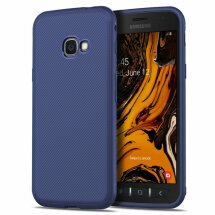 Защитный чехол UniCase Twill Soft для Samsung Galaxy Xcover 4s (G398) - Blue: фото 1 из 8