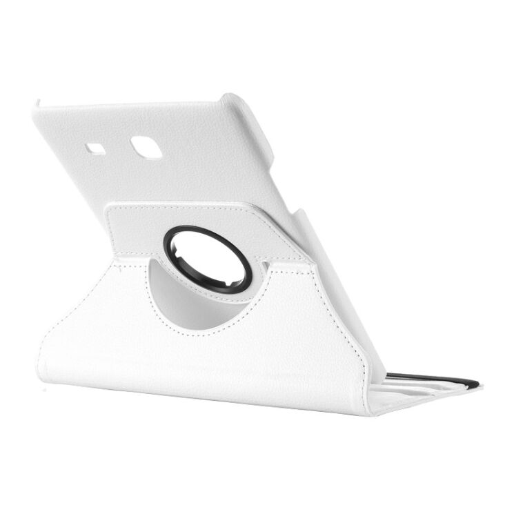 Вращающийся чехол Deexe Rotation для Samsung Galaxy Tab E 9.6 (T560/561) - White: фото 1 з 7