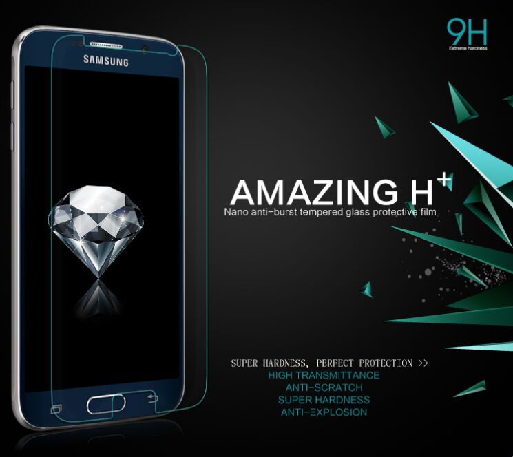 Защитное стекло NILLKIN Amazing H+ для Samsung Galaxy S6 (G920) + пленка: фото 2 из 11