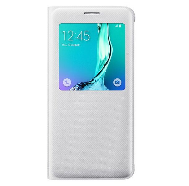 Чехол S View Cover для Samsung Galaxy S6 edge+ (EF-CG928PBEGRU) - White: фото 2 из 5