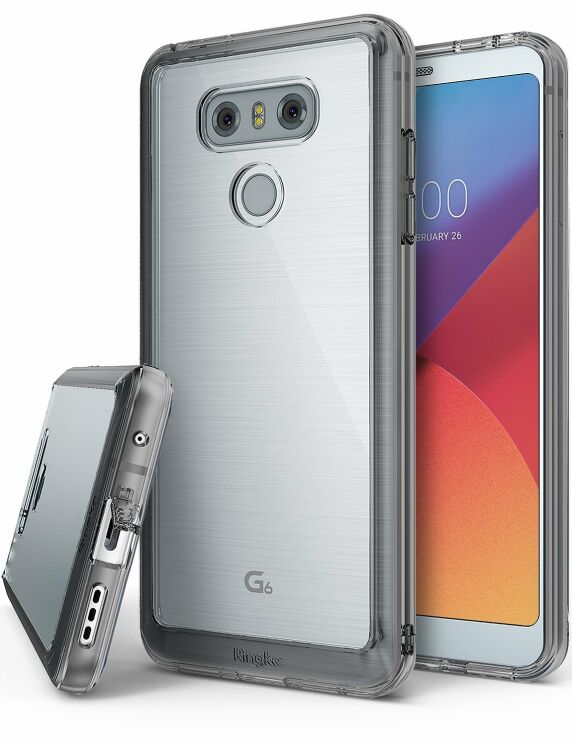 Защитный чехол RINGKE Fusion для LG G6 - Smoke Black: фото 1 из 7