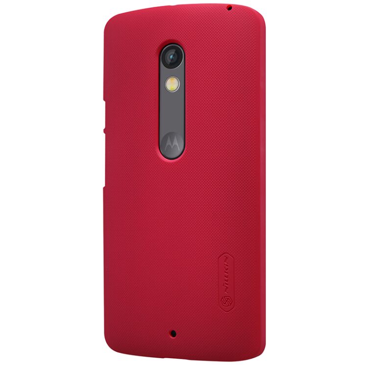 Пластиковая накладка NILLKIN Frosted Shield для Motorola Moto X Play - Red: фото 2 из 16