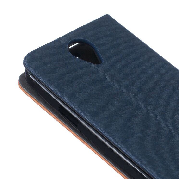 Чехол Deexe Color Wallet для Doogee X6 / X6 Pro - Dark Blue: фото 6 из 9