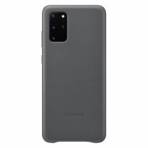 Чехол Leather Cover для Samsung Galaxy S20 Plus (G985) EF-VG985LJEGRU - Gray: фото 1 из 3