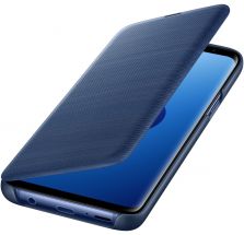 Чехол LED View Cover для Samsung Galaxy S9 (G960) EF-NG960PLEGRU - Blue: фото 1 из 4