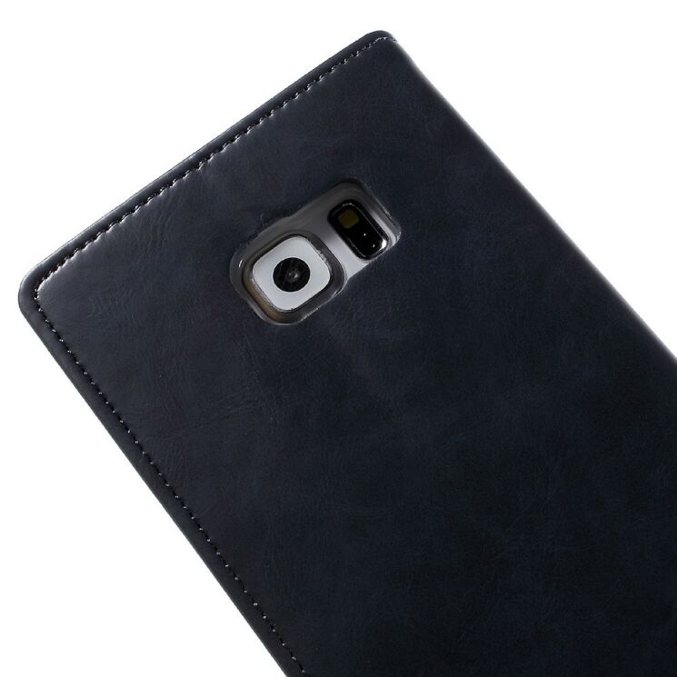 Чехол MERCURY Classic Flip для Samsung Galaxy S6 edge+ (G928) - Dark Blue: фото 9 из 10