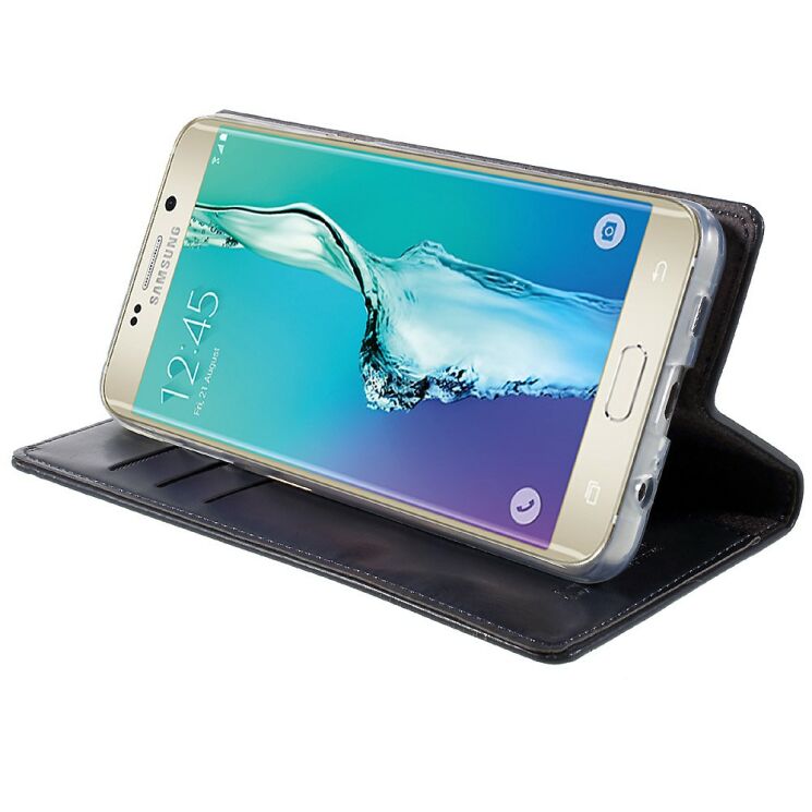Чехол MERCURY Classic Flip для Samsung Galaxy S6 edge+ (G928) - Dark Blue: фото 4 из 10