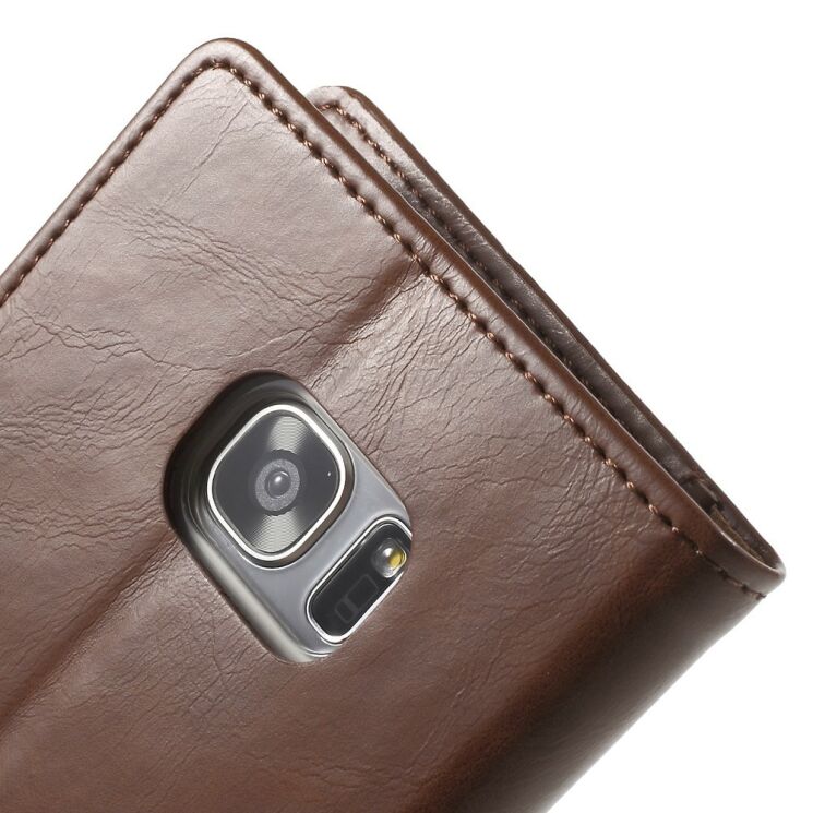 Чохол MERCURY Classic Flip для Samsung Galaxy S7 edge (G935) - Brown: фото 6 з 9