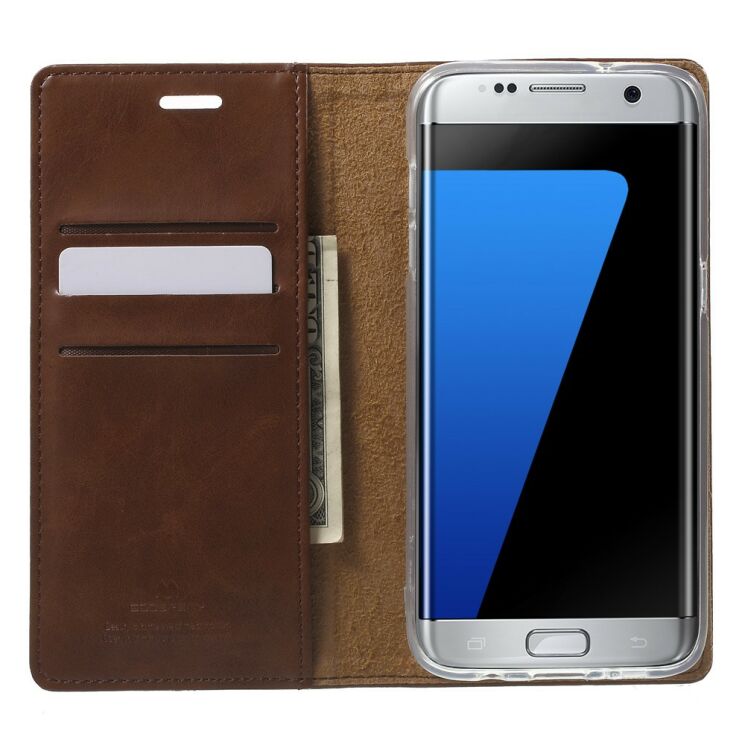 Чохол MERCURY Classic Flip для Samsung Galaxy S7 edge (G935) - Brown: фото 5 з 9