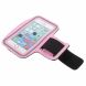 Чехол на руку Deexe Running Sports для смартфонов шириной до 77мм - Pink (981116P). Фото 1 из 8