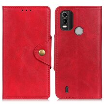 Чехол UniCase Vintage Wallet для Nokia C21 Plus - Red: фото 1 из 7