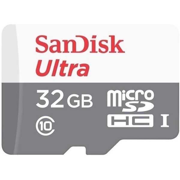 Карта памяти SANDISK microSDHC 32GB Ultra Class 10 UHS-I 48MB/s + SD адаптер: фото 2 з 2