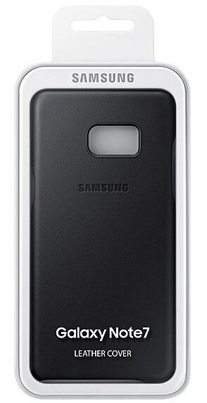 Кожаный чехол Leather Cover для Samsung Galaxy Note 7 EF-VN930LBEGRU: фото 5 з 5