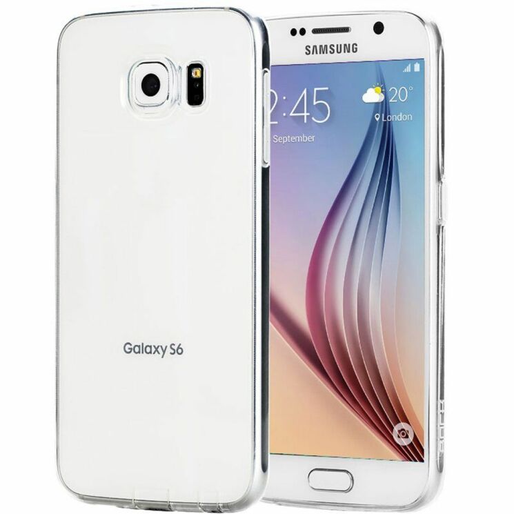 Силиконовая накладка ROCK Slim Jacket для Samsung Galaxy S6 (G920) - Transparent: фото 1 з 9