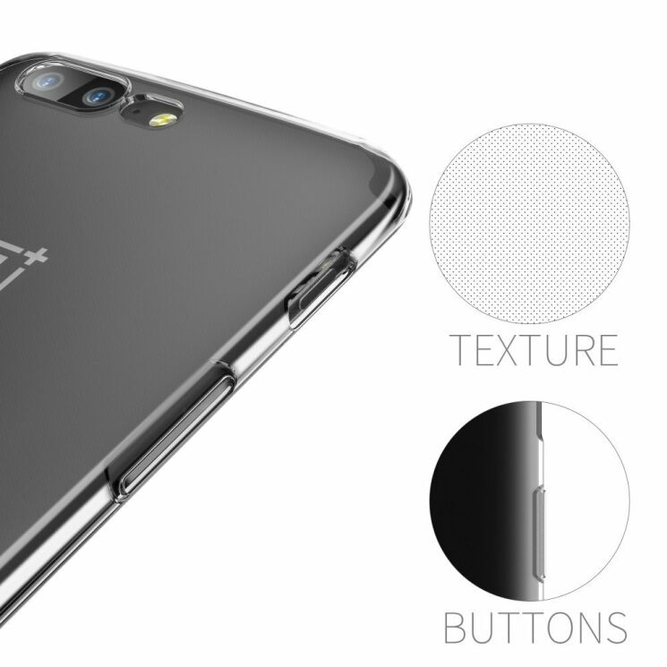 Силіконовий (TPU) чохол Deexe UltraThin для OnePlus 5: фото 3 з 8