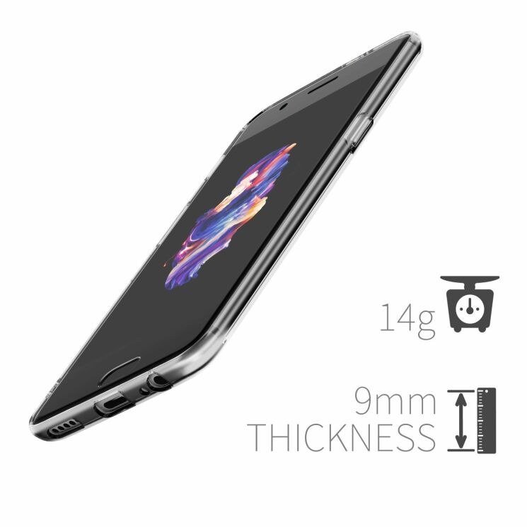 Силіконовий (TPU) чохол Deexe UltraThin для OnePlus 5: фото 5 з 8