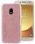 Силиконовый (TPU) чехол UniCase Glitter Cover для Samsung Galaxy J3 2017 (J330) - Rose Gold: фото 1 из 5