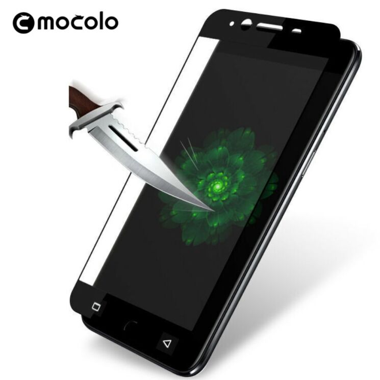 Захисне скло MOCOLO 3D Silk Print для Nokia 6 - Black: фото 3 з 7