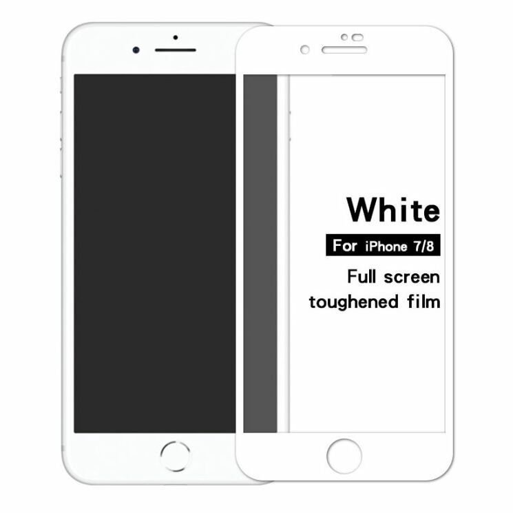 Захисне скло MOFI 9H Full Cover Glass для Apple iPhone 7 Plus / 8 Plus - White: фото 1 з 11