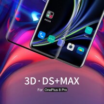 Захисне скло NILLKIN 3D DS+MAX для OnePlus 8 Pro - Black: фото 1 з 21