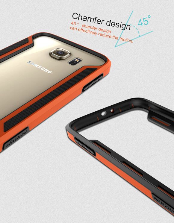 Защитный бампер NILLKIN Slim Border Series для Samsung Galaxy S6 (G920) - Black: фото 13 из 16