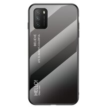 Защитный чехол Deexe Gradient Color для Xiaomi Poco M3 - Grey: фото 1 из 10