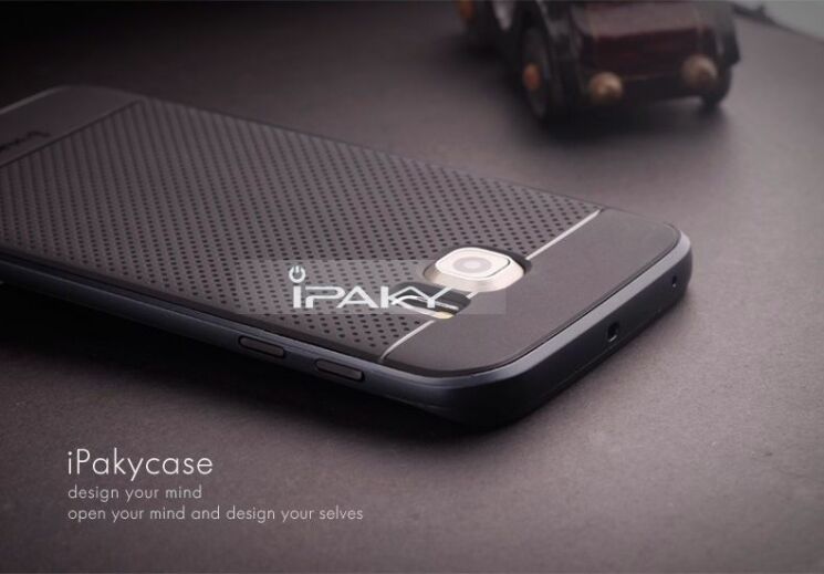 Защитный чехол IPAKY Hybrid для Samsung Galaxy S6 edge (G925) - Gray: фото 3 из 7