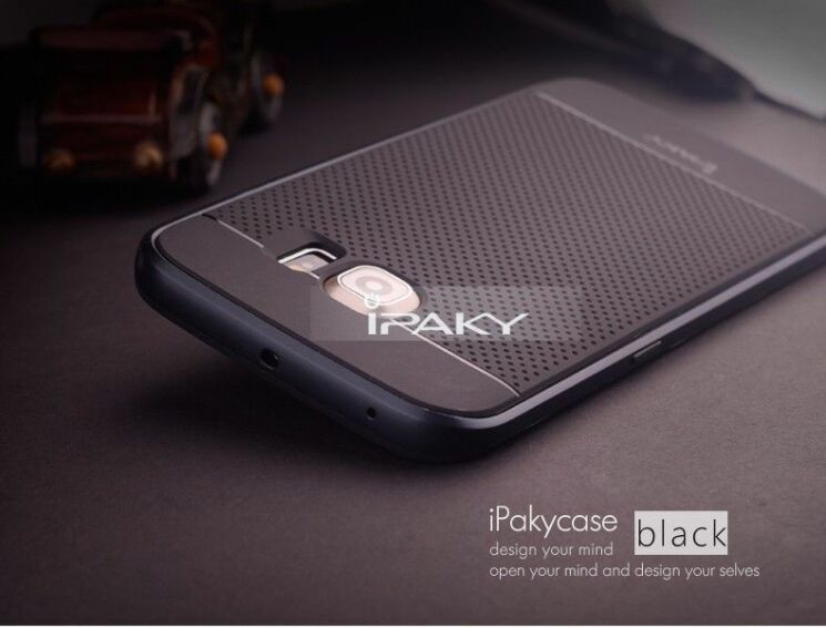 Захисний чохол IPAKY Hybrid для Samsung Galaxy S6 edge (G925) - Gray: фото 2 з 7